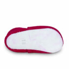 Chaussons souples cuir artisanaux Saadhia coloris rose vu du dessous