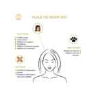 Propriétés de l'huile vierge de neem bio Saadhia